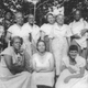 Helen Davis (center, front row) and Jennie Marshall Davis (hand on Davis’ shoulder) at a Marshal family reunion, date unknown
Ann Brown